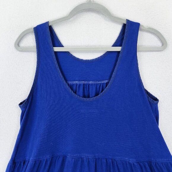 Everlane Dress Womens Small Blue The Weekend Tiered A Line Sleeveless Casual - Picture 8 of 10